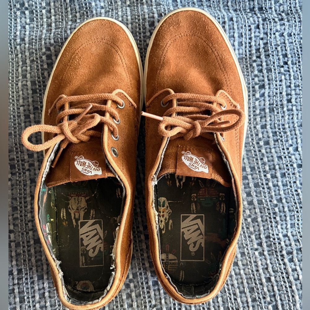 VANS BRIGATA DESERT TRIBE SUEDE/ MONKS ROBE - Picture 5 of 7